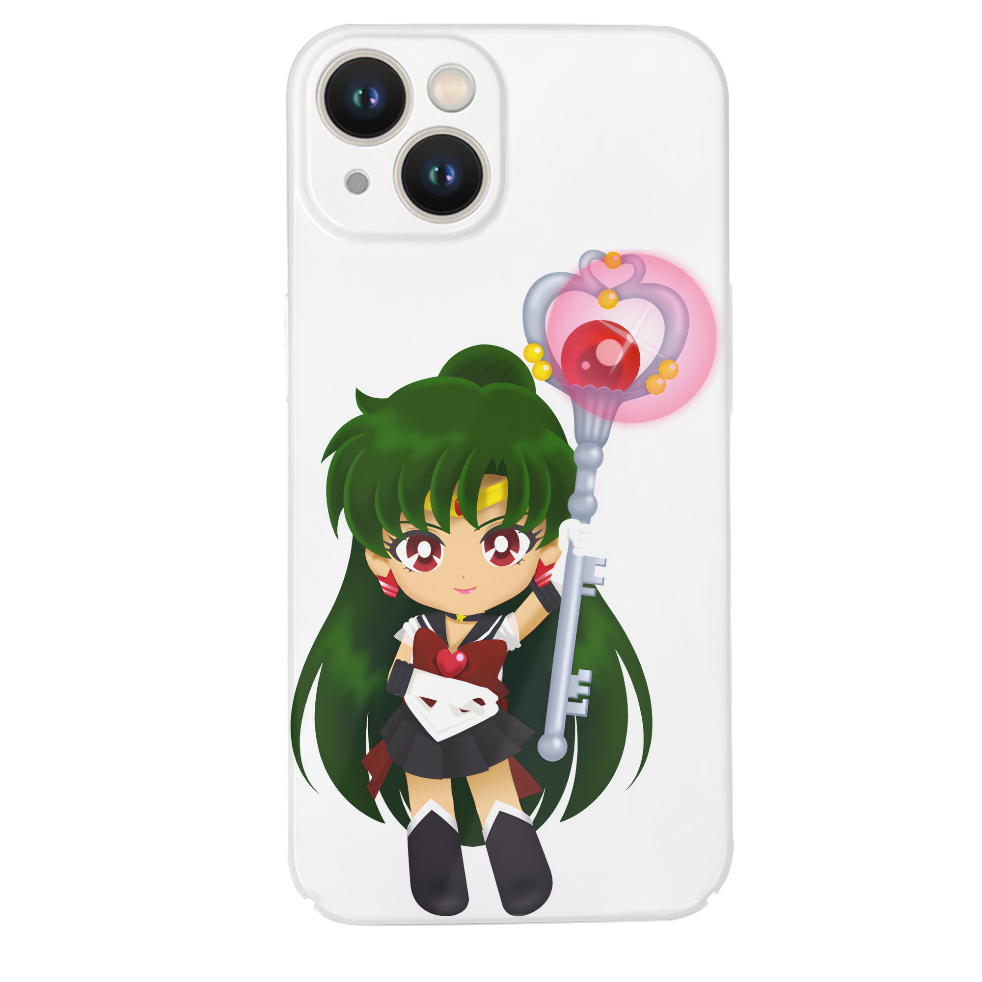 （画像用） 美少女戦士セーラームーン 冥王せつな Sailor Moon Meiou Setsuna 【iPhone 14シリーズ対応】ハードケース